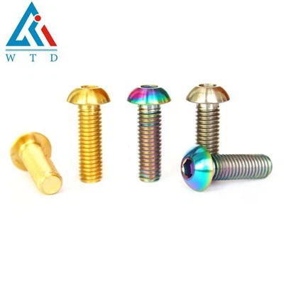 ISO 7380 티타늄 단추 머리 나사